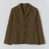 High Break Cotton Linen Blazer