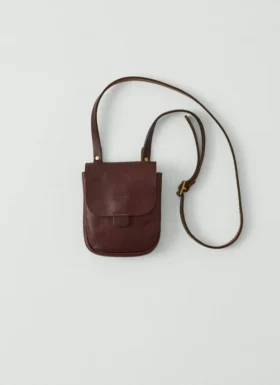 Kate Sheridan Leather Half Orbed Tab Bag