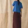 Knitted Cotton Linen Tee