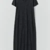 Knitted Linen Cotton T Shirt Dress