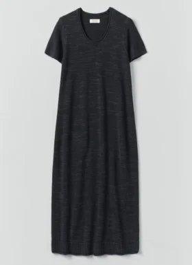Knitted Linen Cotton T Shirt Dress
