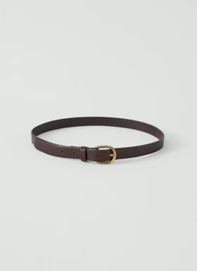 Laperruque Slim Leather Buckle Belt