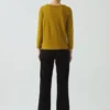 Lia Garment Dyed Boat Neck Tee