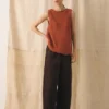 Linen Cotton Knitted Tank