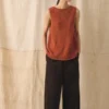 Linen Cotton Knitted Tank