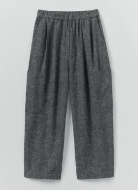 Linen Cotton Patch Pocket Pants