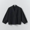 Linen Silk Wrap Shirt