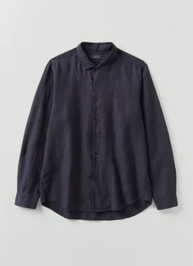 Loop Button Linen Shirt
