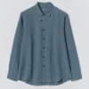 Loop Button Linen Shirt