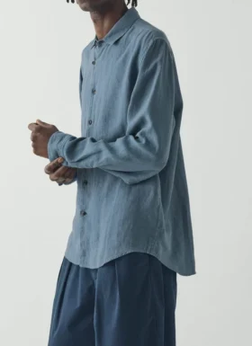 Loop Button Linen Shirt