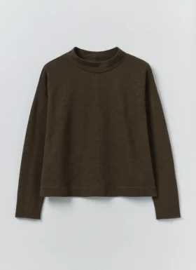 Loopback Jersey Easy Sweater