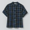 Market Check Cotton Linen Shirt