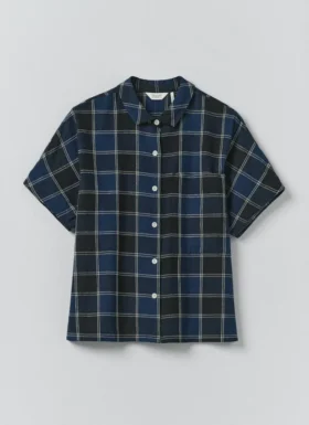 market check cotton linen shirt 2 280x385 - Market Check Cotton Linen Shirt