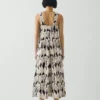 Market Fish Print Cotton Poplin Dress