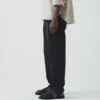 Norv Garment Dyed Tapered Trousers