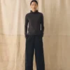Organic Cord Barrel Leg Pants