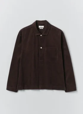 Organic Cord Smock Popover Shirt