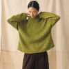 Organic Cotton Linen Easy Sweater