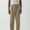 Otto Pleated Cotton Twill Pants