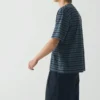 Overdyed Stripe Organic Cotton Tee