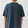 Overdyed Stripe Organic Cotton Tee