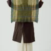 Pantry Check Boiled Wool Scarf