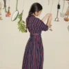 Pantry Stripe Cotton Wrap Dress