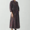 Pantry Stripe Cotton Wrap Dress