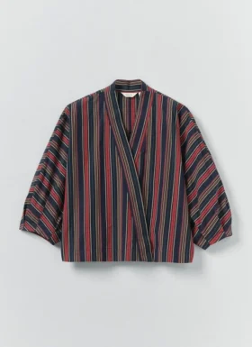 Pantry Stripe Cotton Wrap Shirt