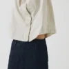 Patch Pocket Organic Indigo Denim Skirt