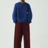 Pleat Front Organic Cord Pants