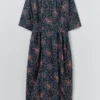 Provencal Paisley Print Cotton Poplin Dress