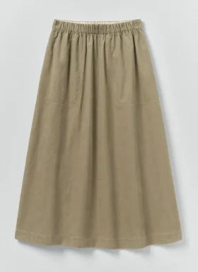 Pull On Organic Cord Skirt