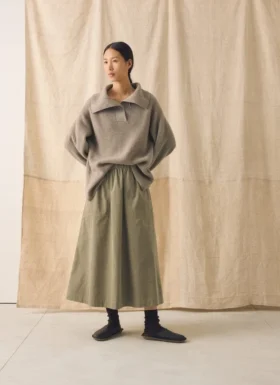 Pull On Organic Cord Skirt