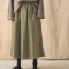 Pull On Organic Cord Skirt