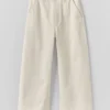 Relaxed Wide Leg Denim Pants