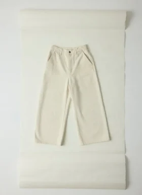 Relaxed Wide Leg Denim Pants
