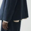 Running Stitch Cotton Linen Blazer