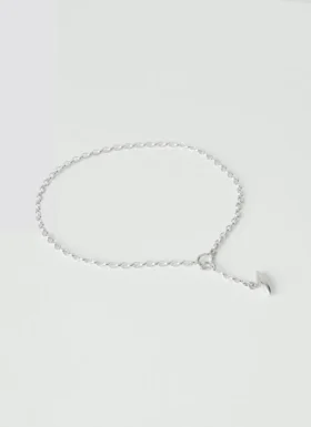 Sally Lacock Pod Toggle Silver Necklace