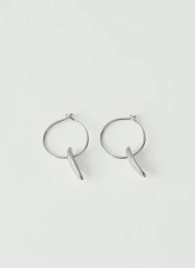 Sally Lacock Sculpted Seed Charm Hoops