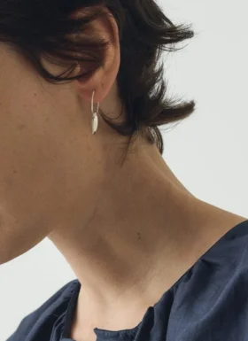 Sally Lacock Sculpted Seed Charm Hoops
