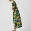 Selma Sketched Fruit Print Shirt Dress