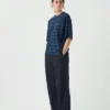 Stripe Cotton Short Sleeve Tee