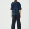 Stripe Cotton Short Sleeve Tee