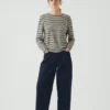 Stripe Crew Neck Tee