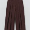 Stripe Fisherman Cotton Pants