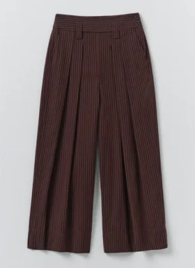 Stripe Fisherman Cotton Pants
