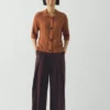 Stripe Fisherman Cotton Pants