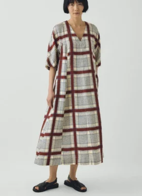 Tablecloth Print Dress