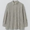 Tablier Stripe Easy Cotton Shirt